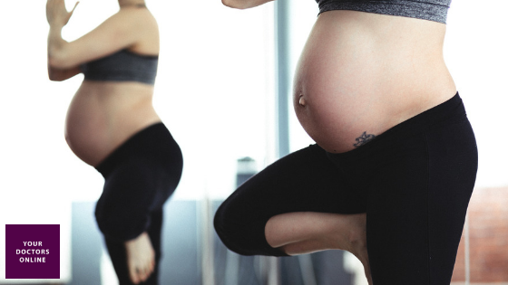 Labor pain or labor contractions