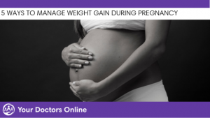 manage pregnancy weight gain