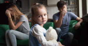 environmental stress, such as divorce, can lead to an early period