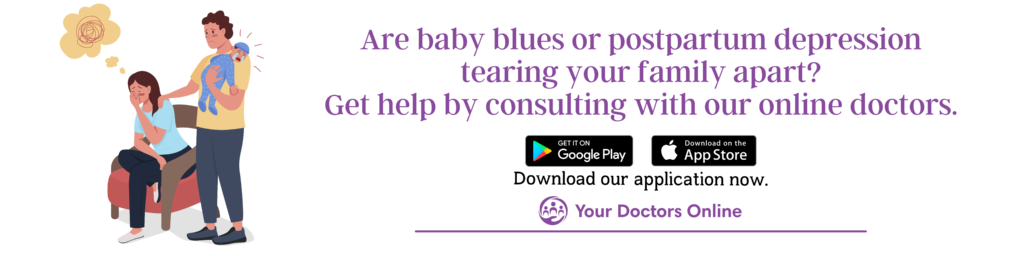 Baby blues and postpartum depression online doctor