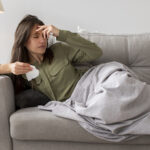 body aches, chills, sore throat with or without fever