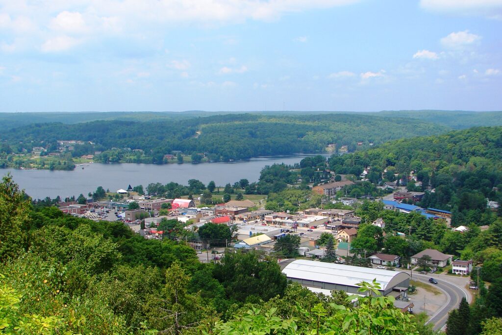 Aerial view of Haliburton