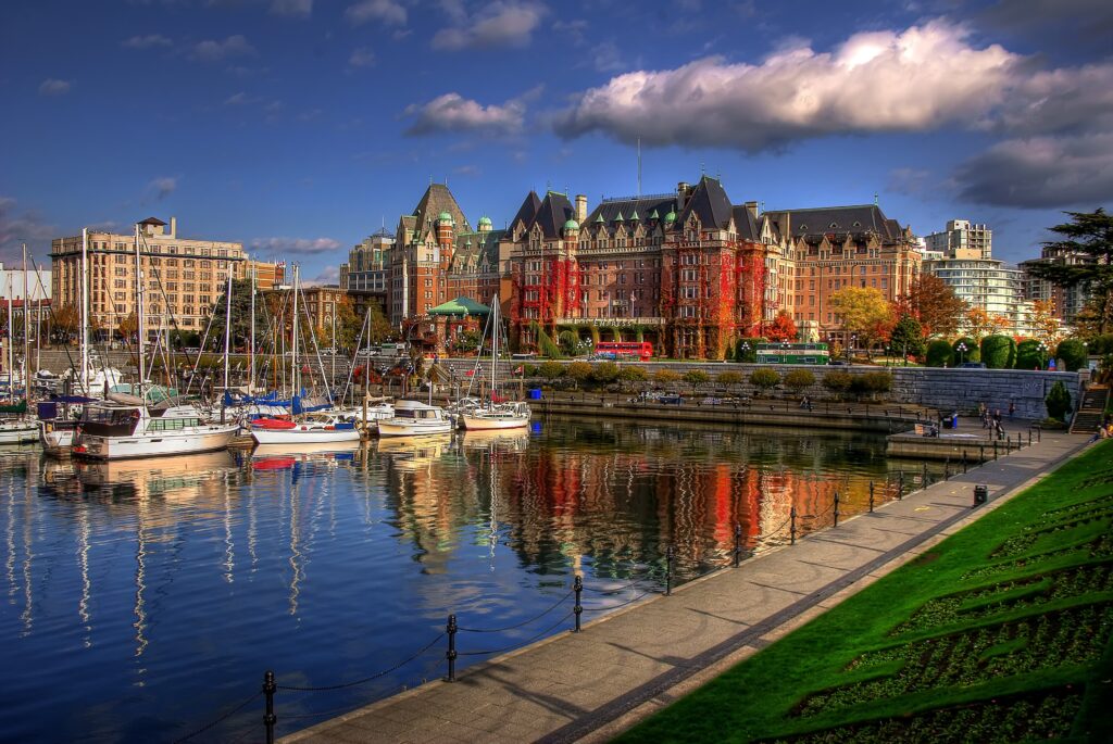 The Postcard View Victoria,_British_Columbia