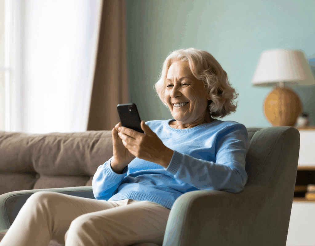 A women over 40, diagnosed with diabetes is consulting online doctor for Ozempic refill
