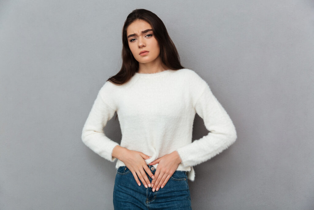 A woman with prementrual dysphoric disorder looking for online treatment