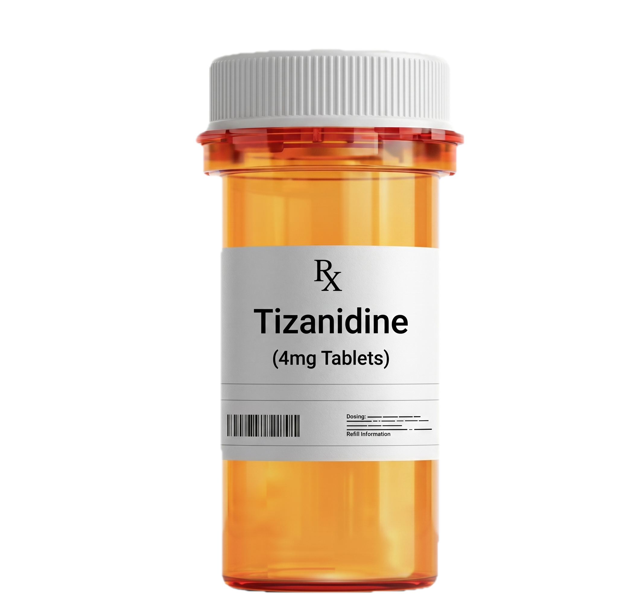 Tizanidine Zanaflex® bottle